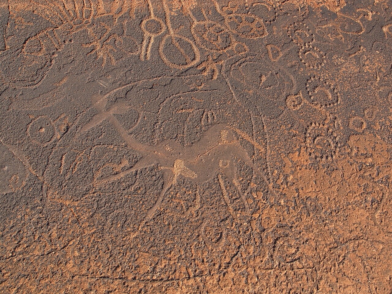 Rock art at Twyfelfontein, Namibia