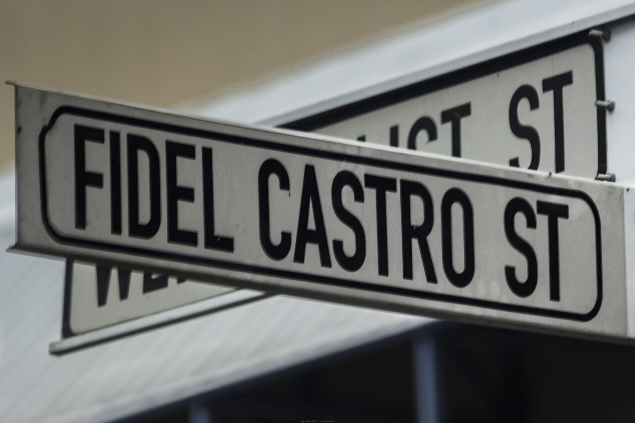 Fidel Castro Street in Windhoek, Namibia