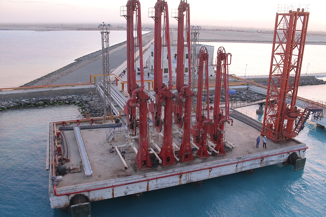 The container terminal at Port Sudan