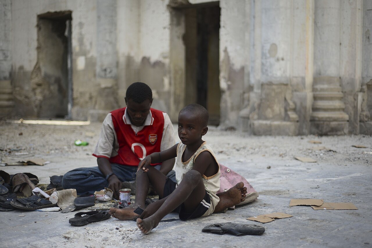 The ruins of Mogadishu Cathedral, Somalia