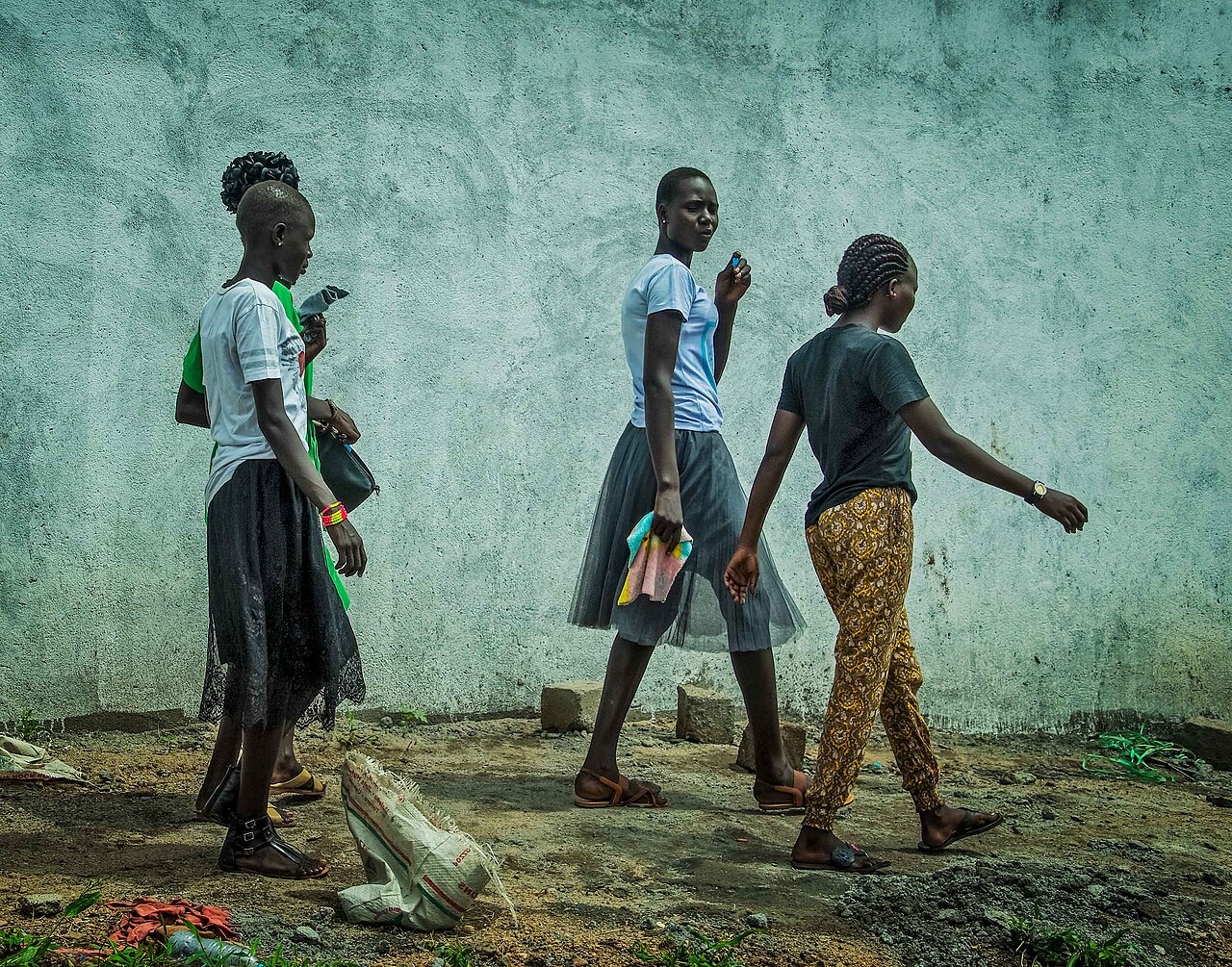 A street in Juba, South Sudan