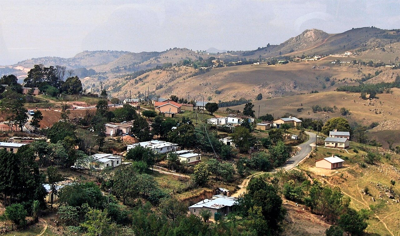 A settlement in the Manzini region, Eswatini
