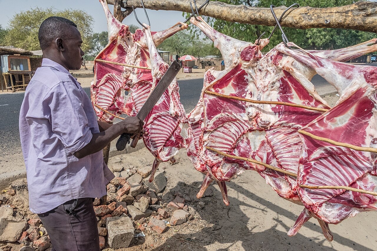 A roadside grill near N’Djamena, Chad