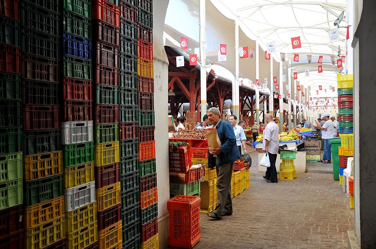 The Central Market in Tunis, Tunisia