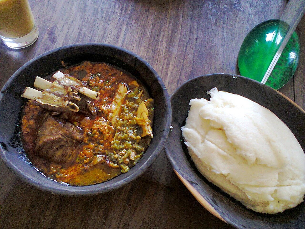 Ugali with mlenda, Tanzania
