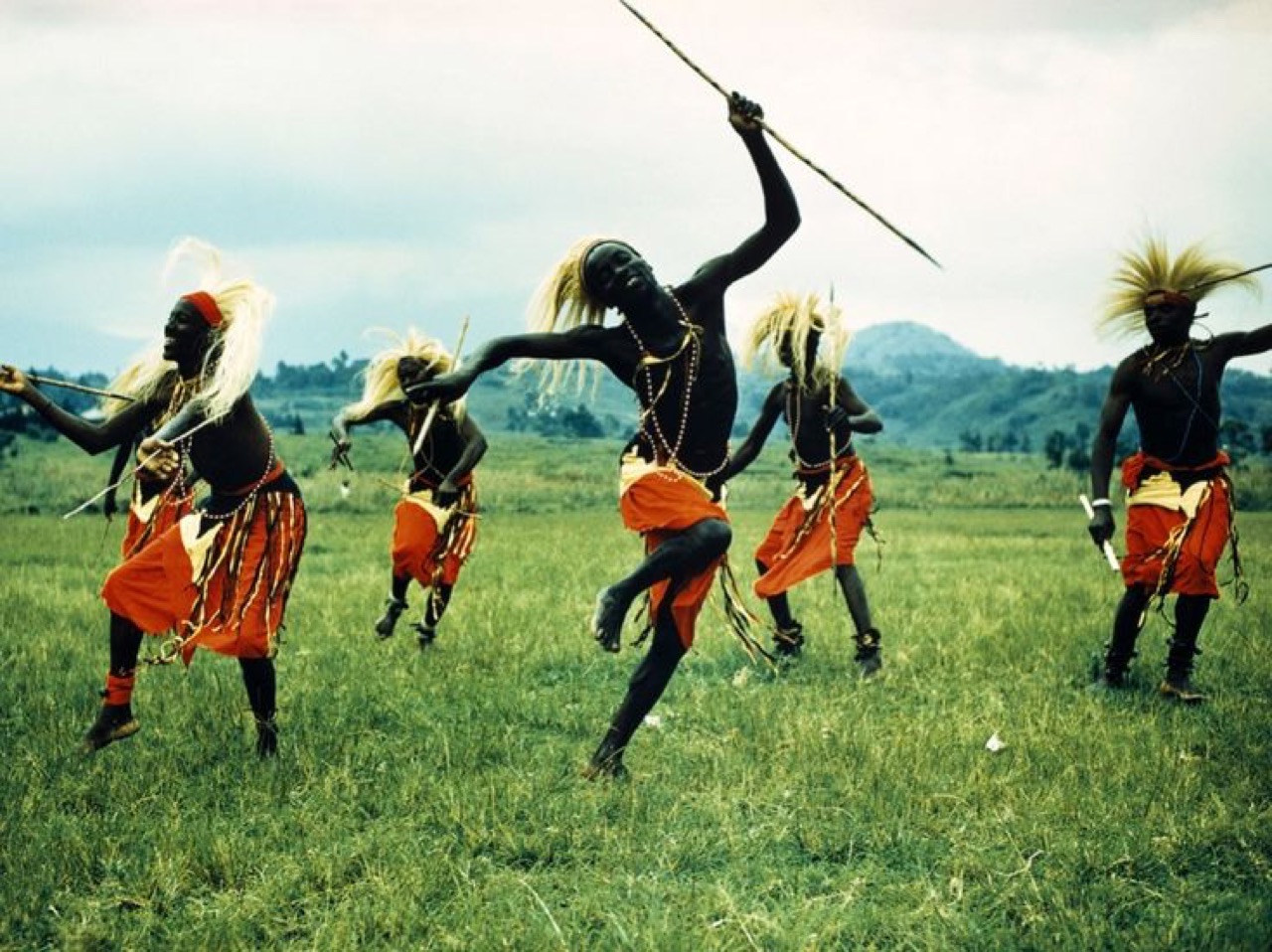 An Ankole dance performance, Uganda