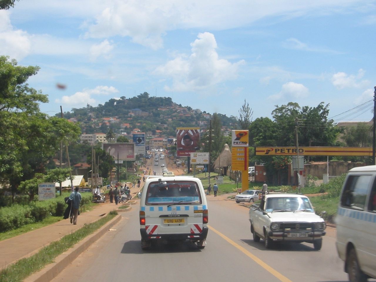 A street in Kampala, Uganda