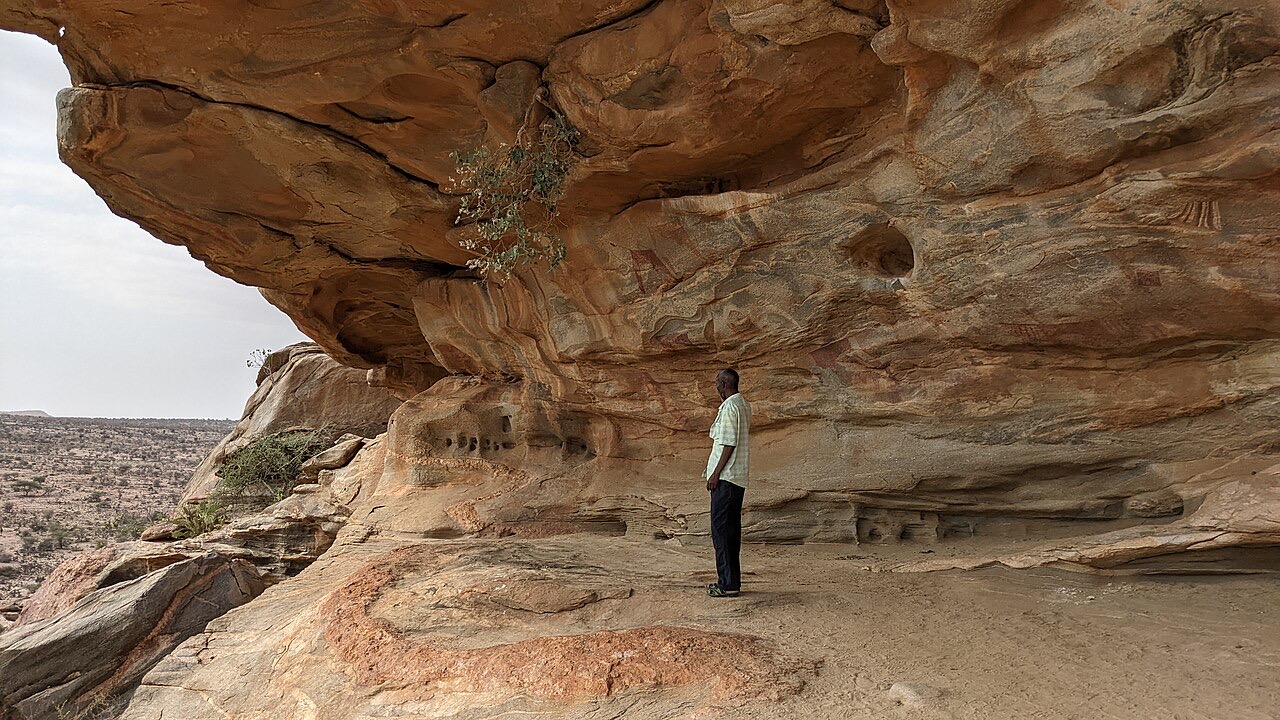 Rock art at Laas Geel, Somaliland