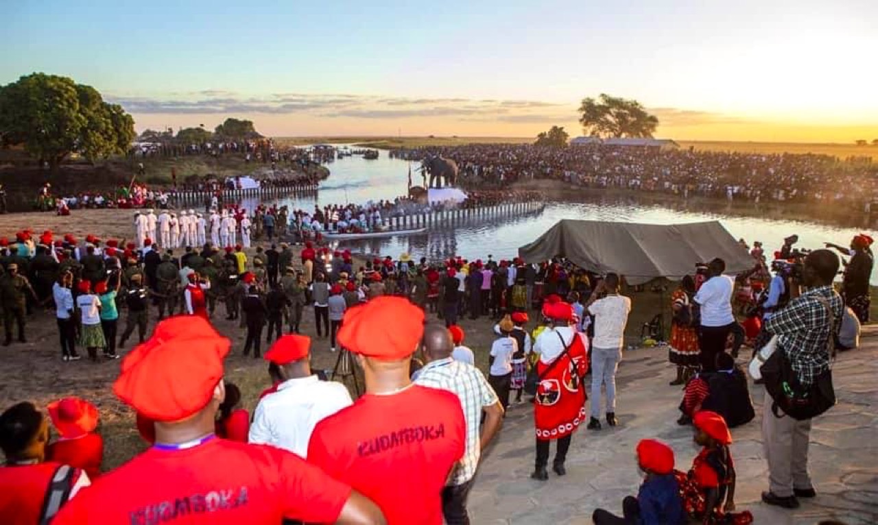 The Kuomboka ceremony, Zambia