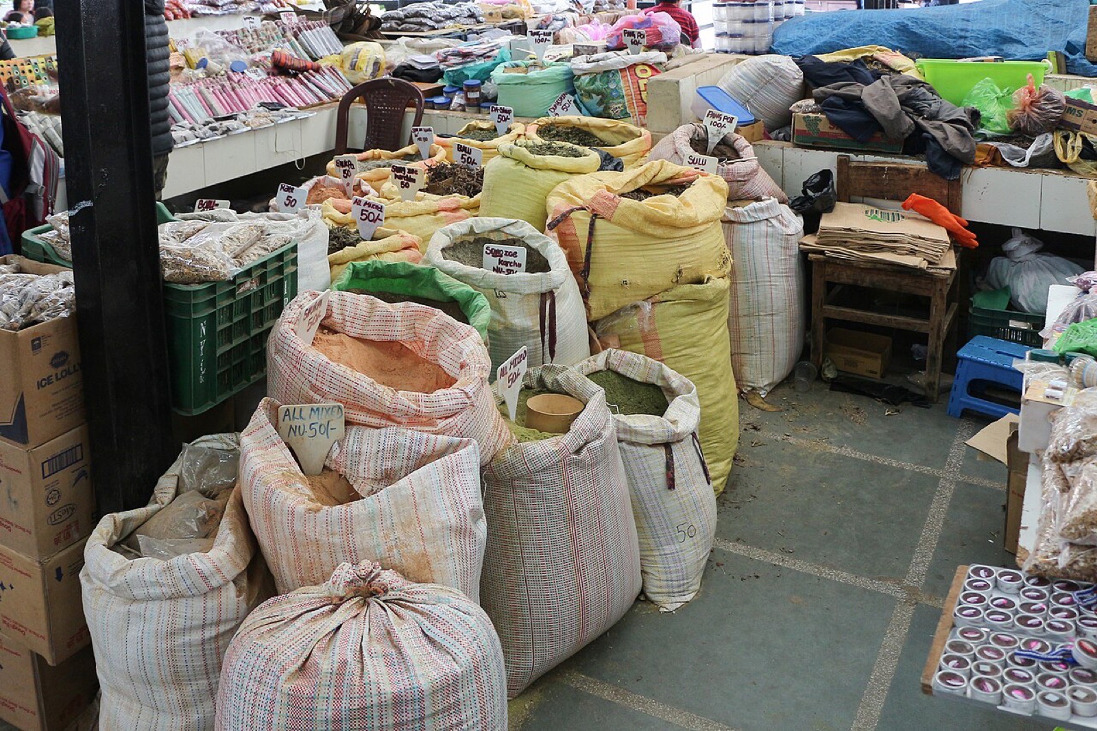 The Centenary Farmers Market in Thimphu, Bhutan