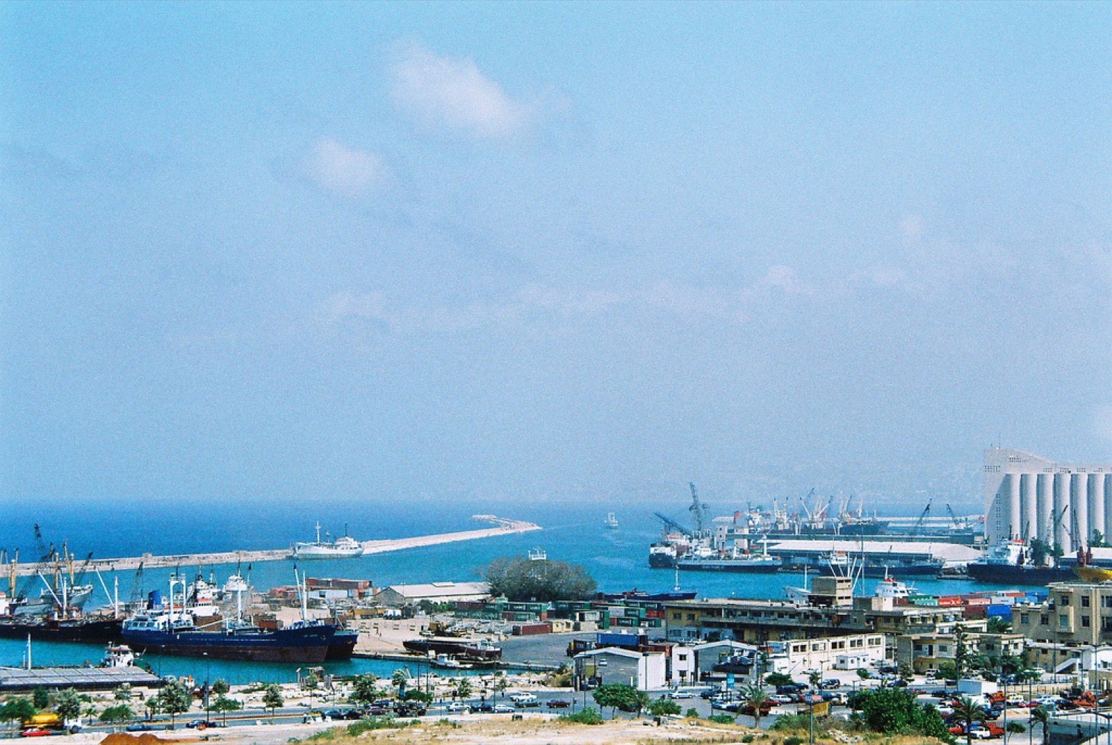 The port of Beirut in Lebanon