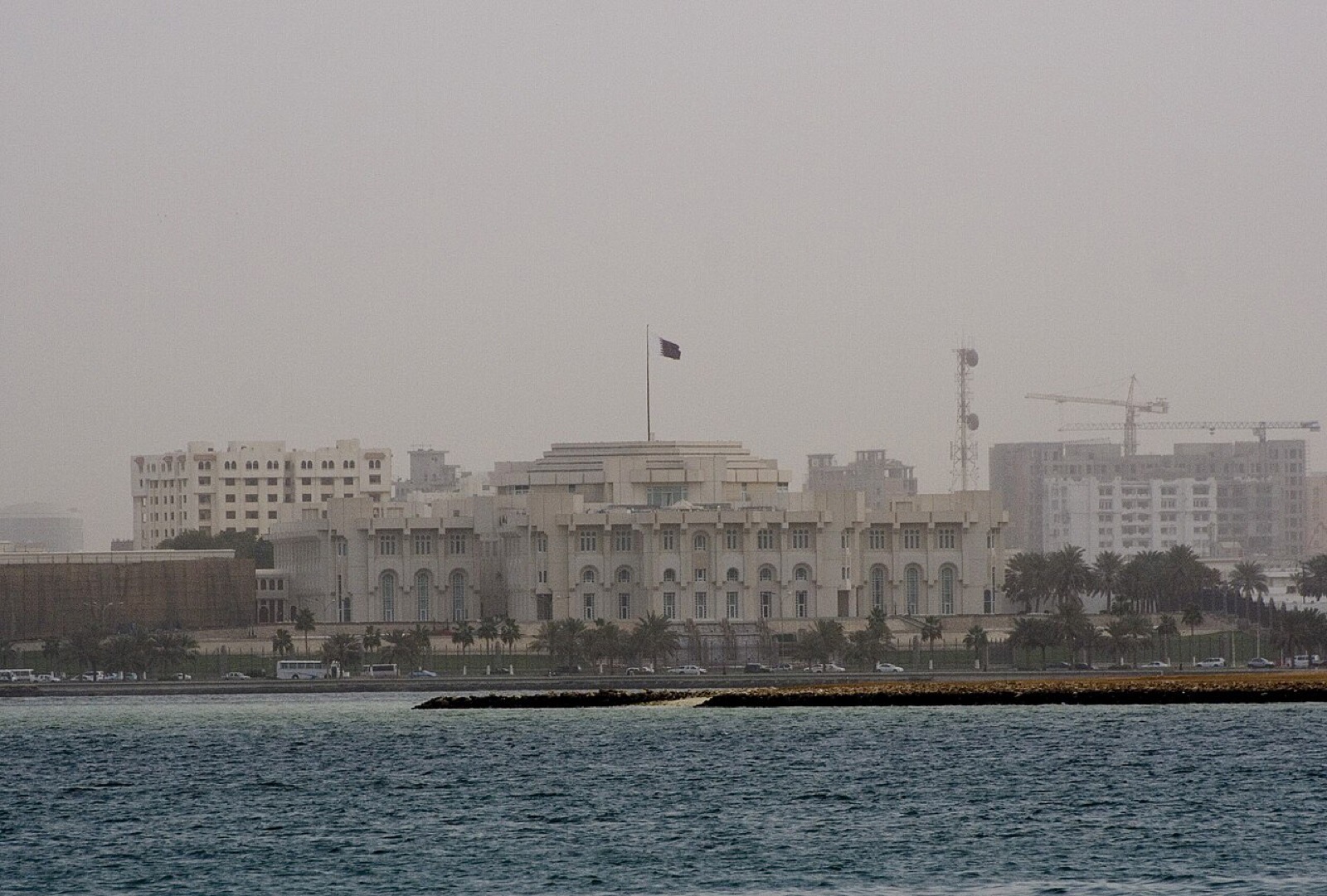 The Amiri Diwan in Doha, Qatar