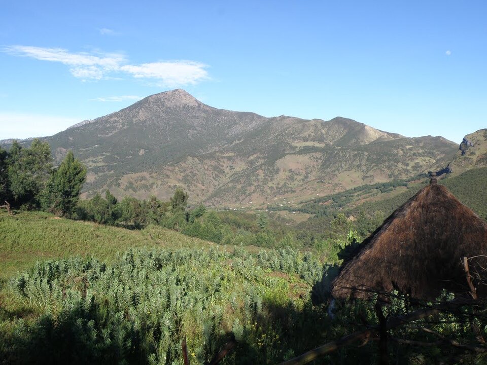 Mount Tatamailau and the surrounding mountains in Timor-Leste