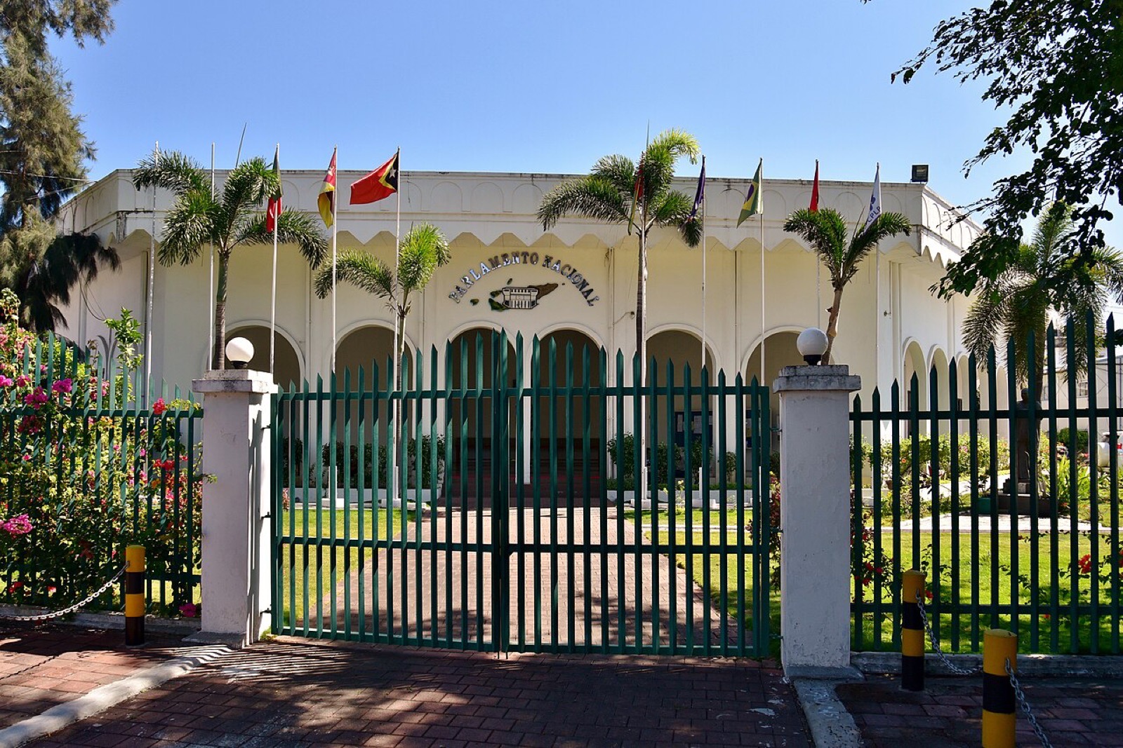 The National Parliament building in Dili, Timor-Leste