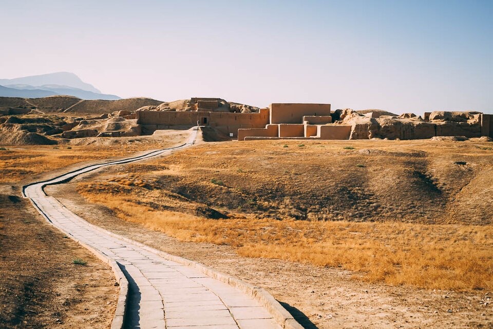 The ancient ruins of Old Nisa in Turkmenistan