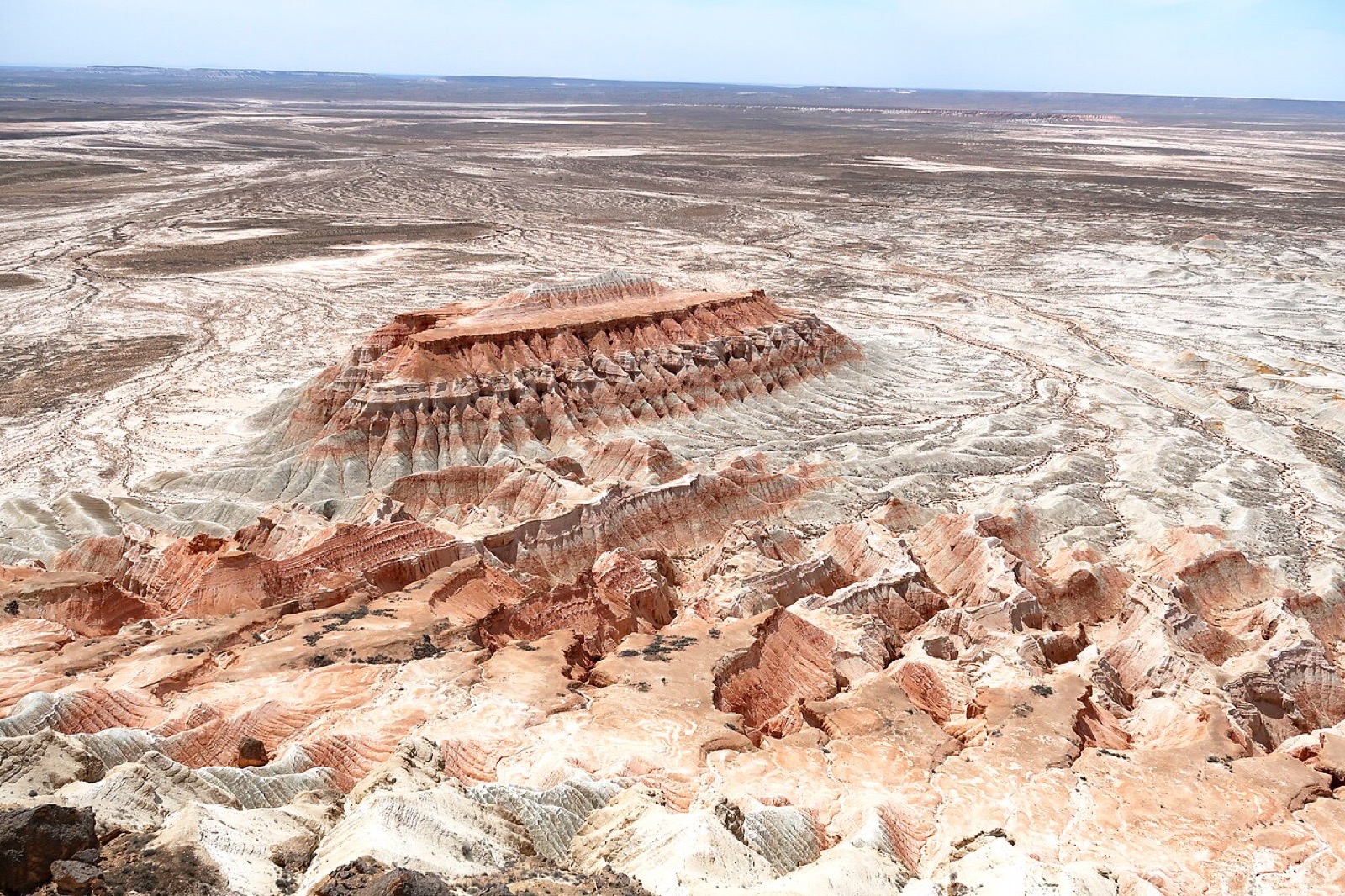 The cliffs of Yangykala Canyon in Turkmenistan