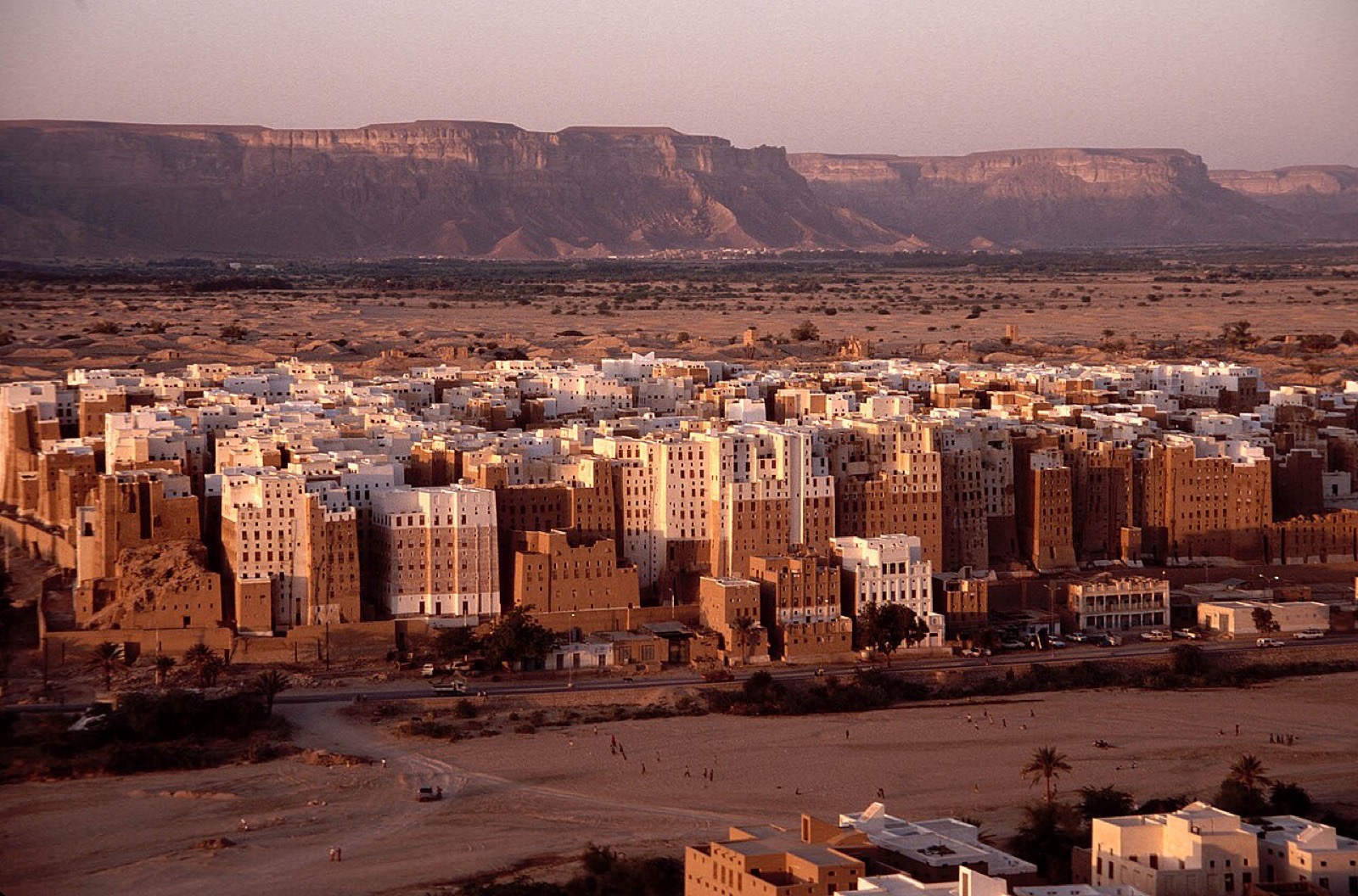 The mud-brick tower houses of Shibam in Yemen