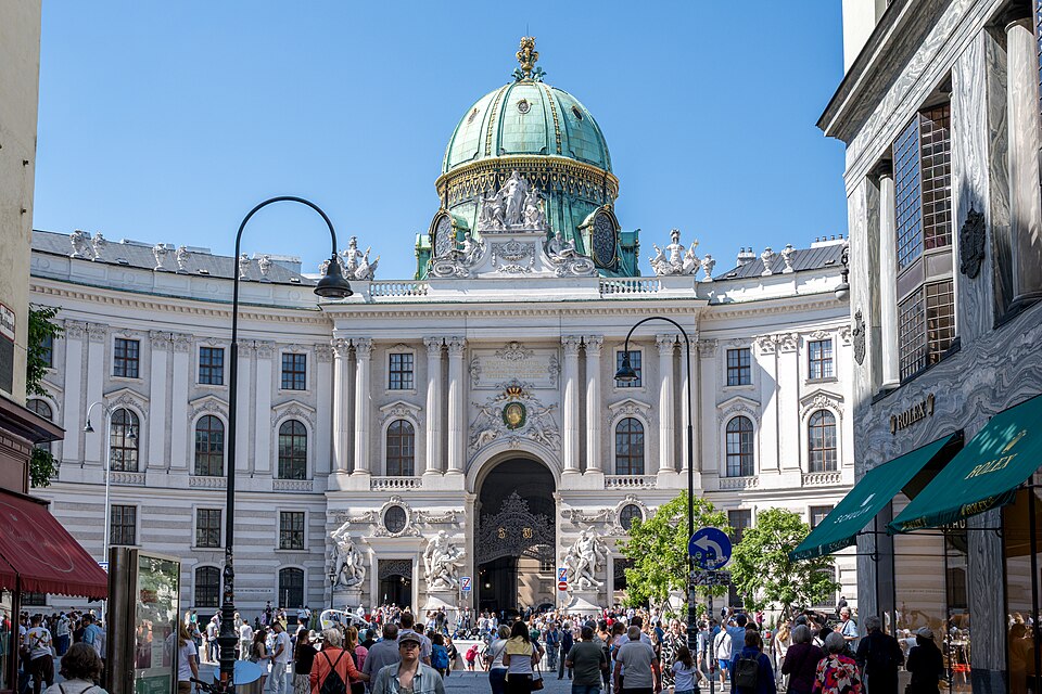 The Hofburg palace in Vienna