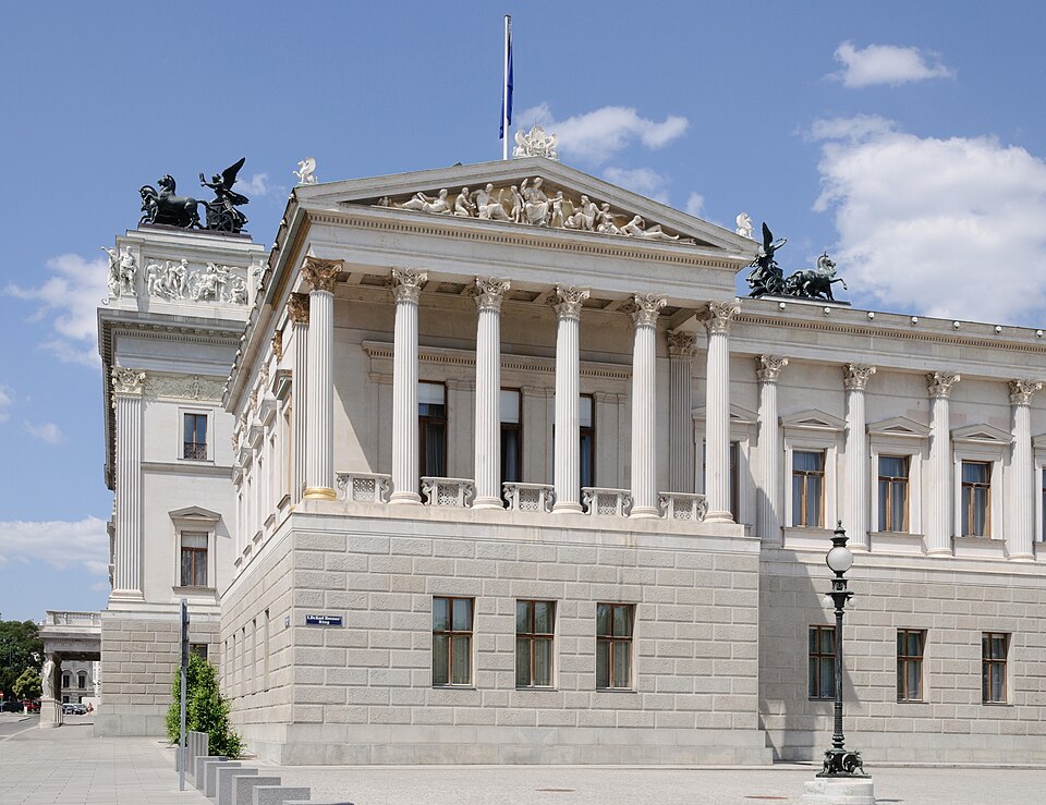 Austria’s parliament building in Vienna