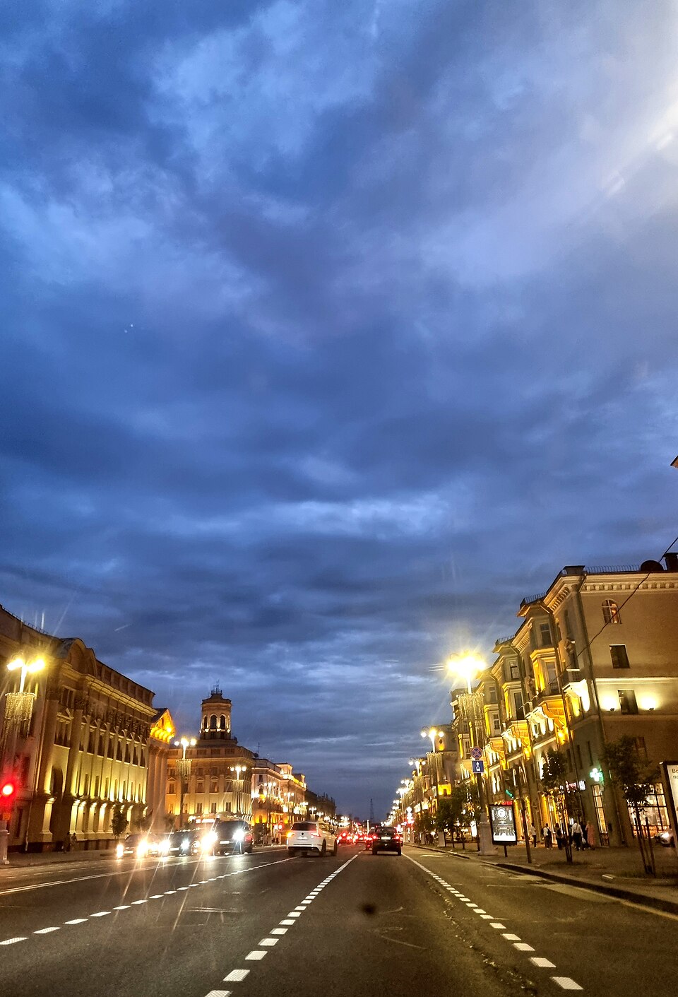 Independence Avenue in Minsk