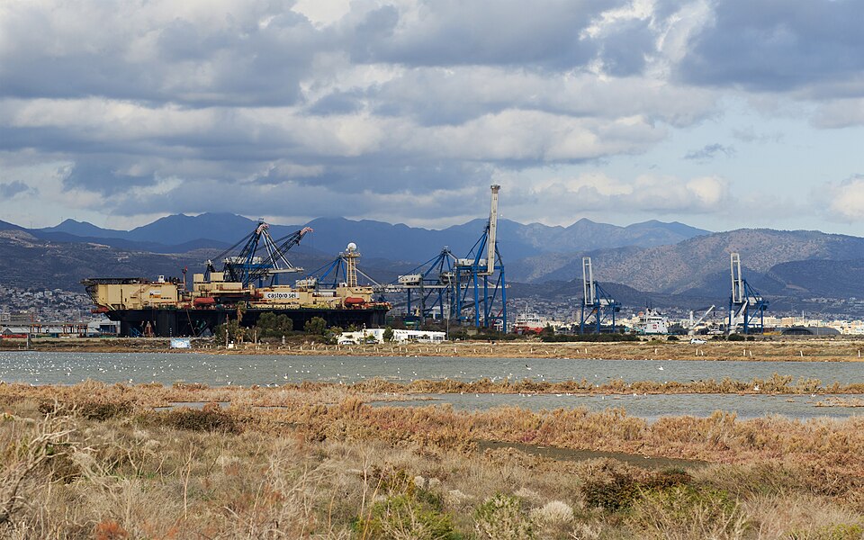 The port of Limassol in Cyprus