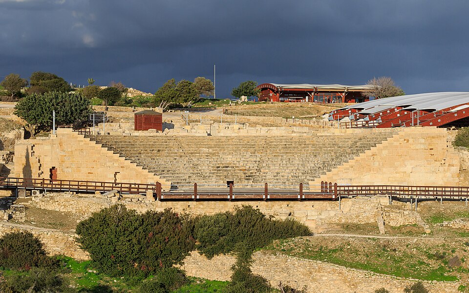 The ancient theatre at Kourion in Cyprus