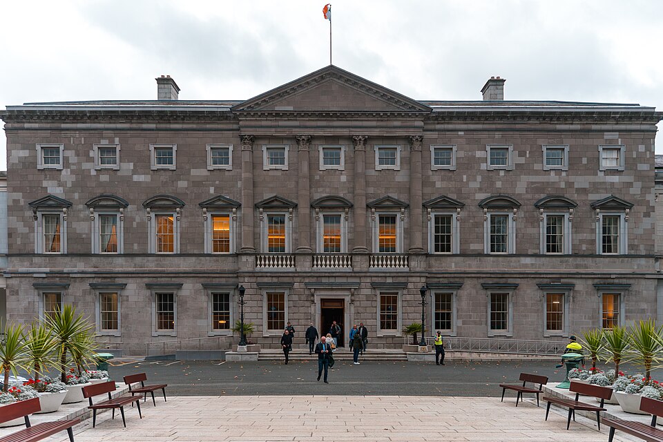 Leinster House, home of Ireland’s parliament