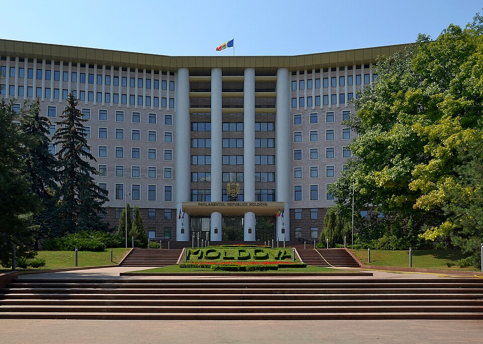 Moldova’s parliament building in Chișinău
