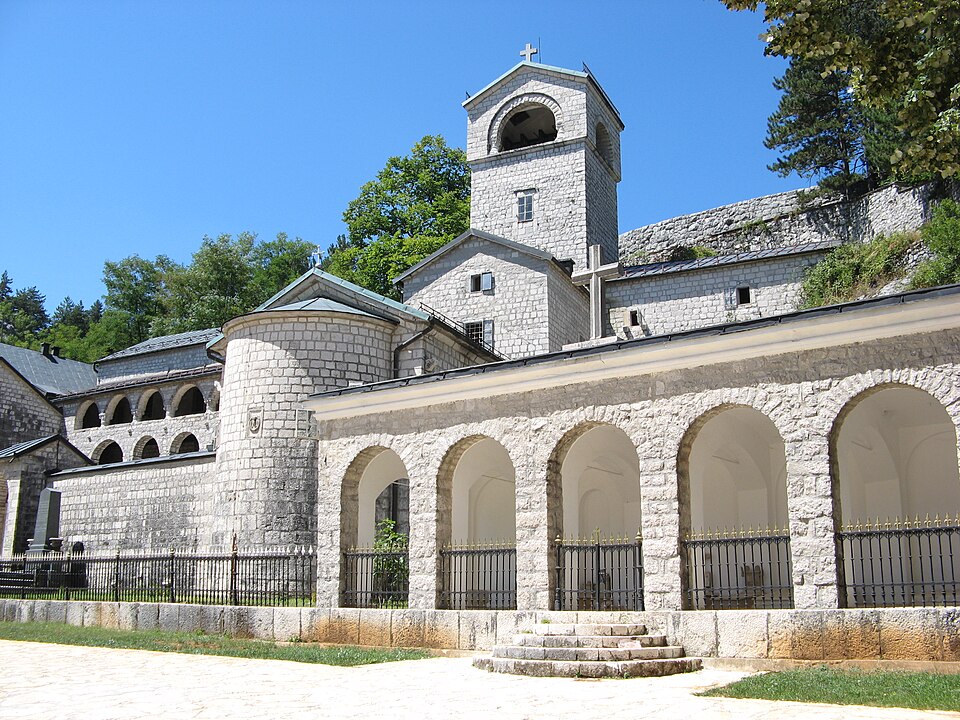 The monastery in Cetinje, Montenegro