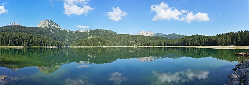 A lake in Montenegro’s Durmitor mountains