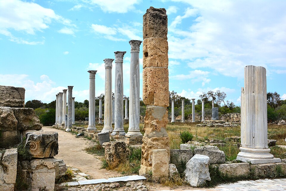 Ancient ruins at Salamis in northern Cyprus