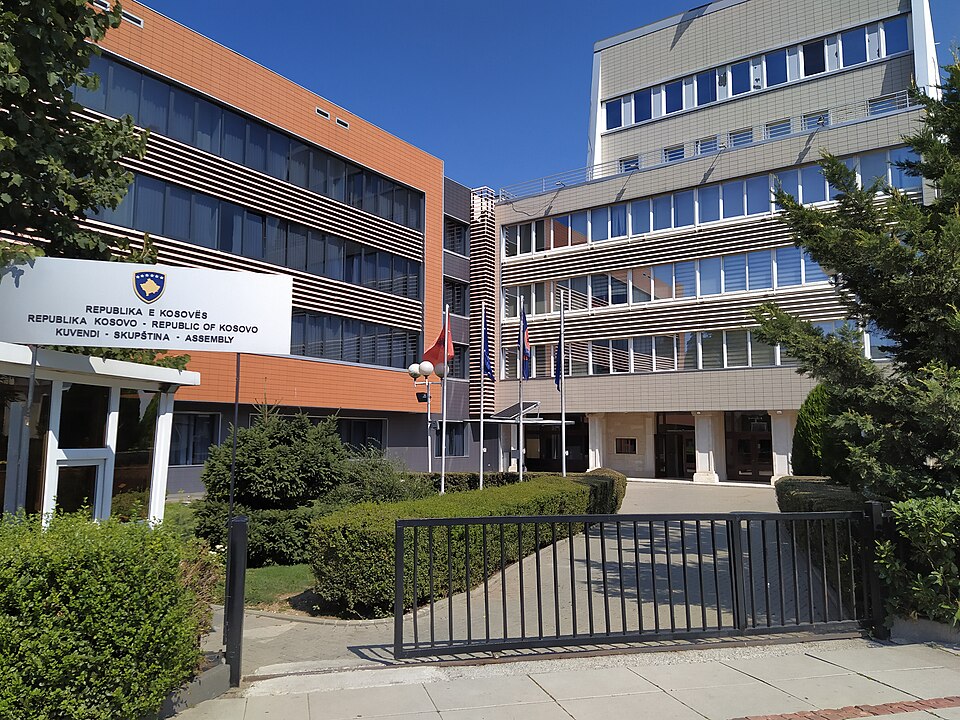 Kosovo’s Assembly building in Pristina