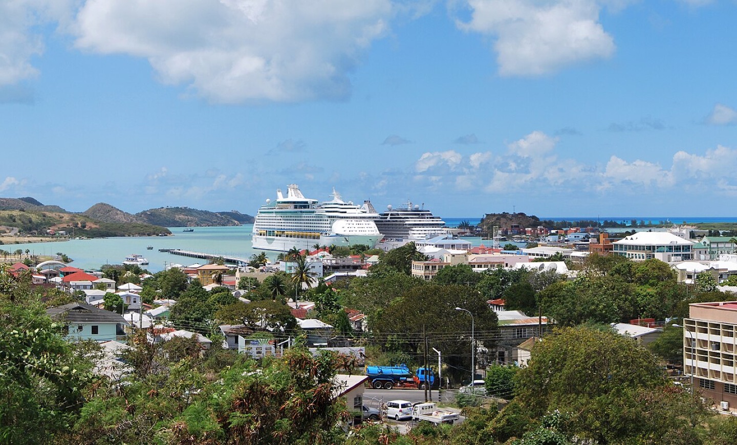 Saint John’s, the capital of Antigua and Barbuda