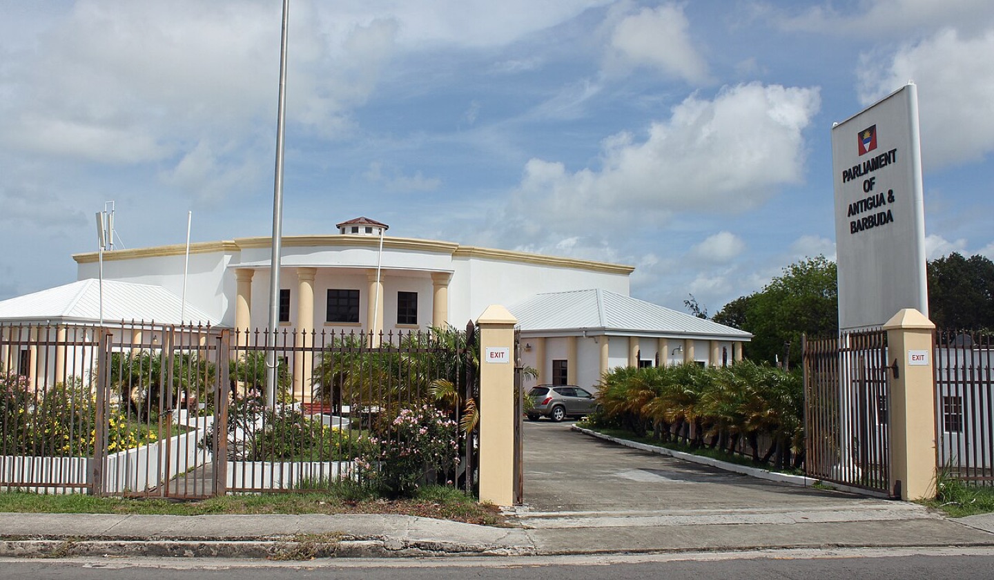 The Parliament building in Saint John’s, Antigua and Barbuda