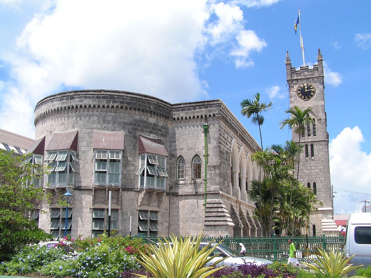 The west wing of Parliament in Bridgetown, Barbados