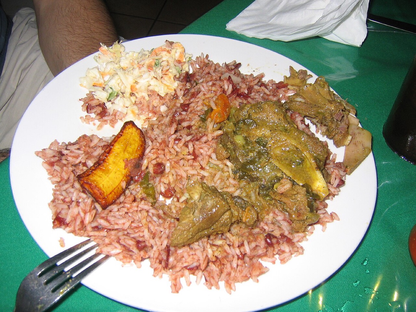 A Belizean meal
