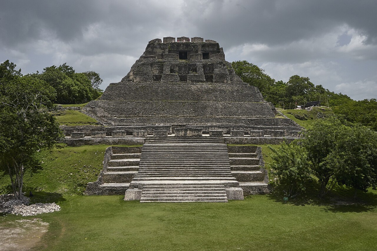 El Castillo at the Maya site of Xunantunich in Belize