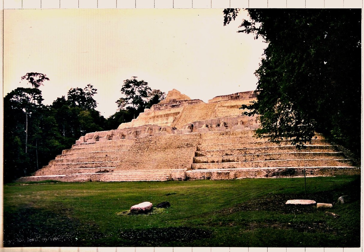 The Caana temple at Caracol in Belize