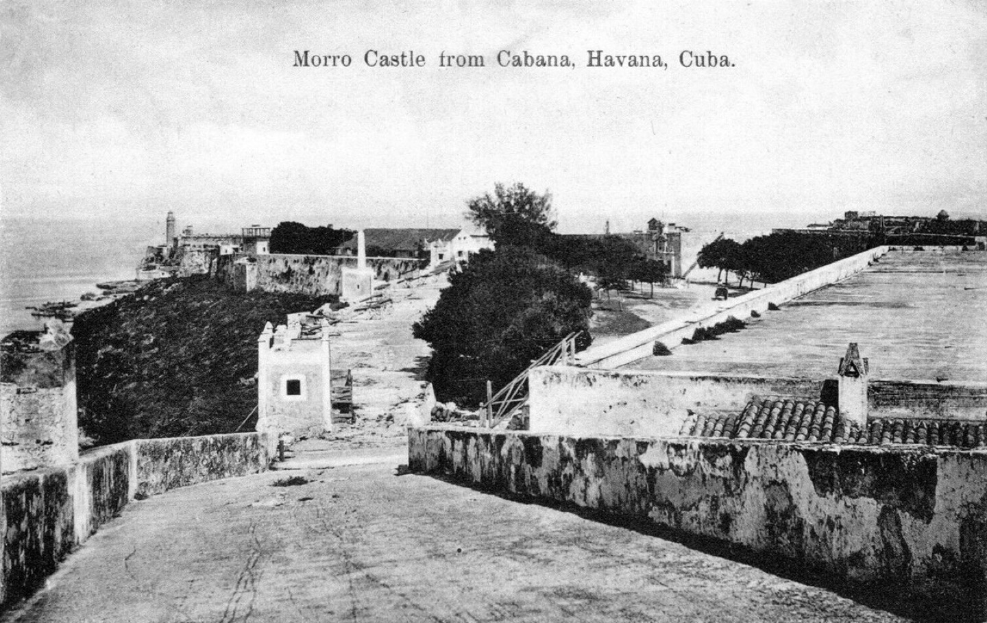Morro Castle seen from La Cabaña fortress in Havana, Cuba