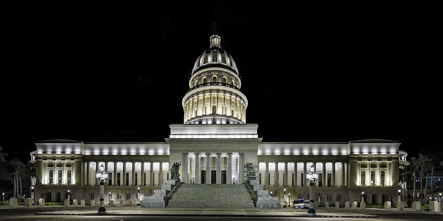 The National Capitol building in Havana, Cuba