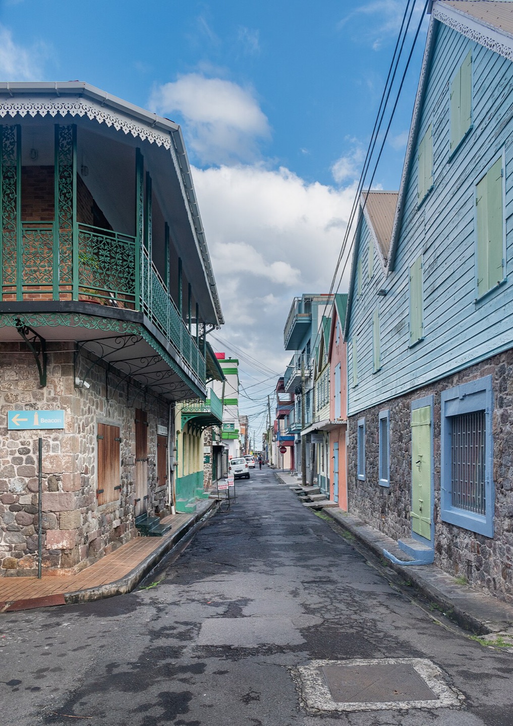 Church Street in Roseau, Dominica