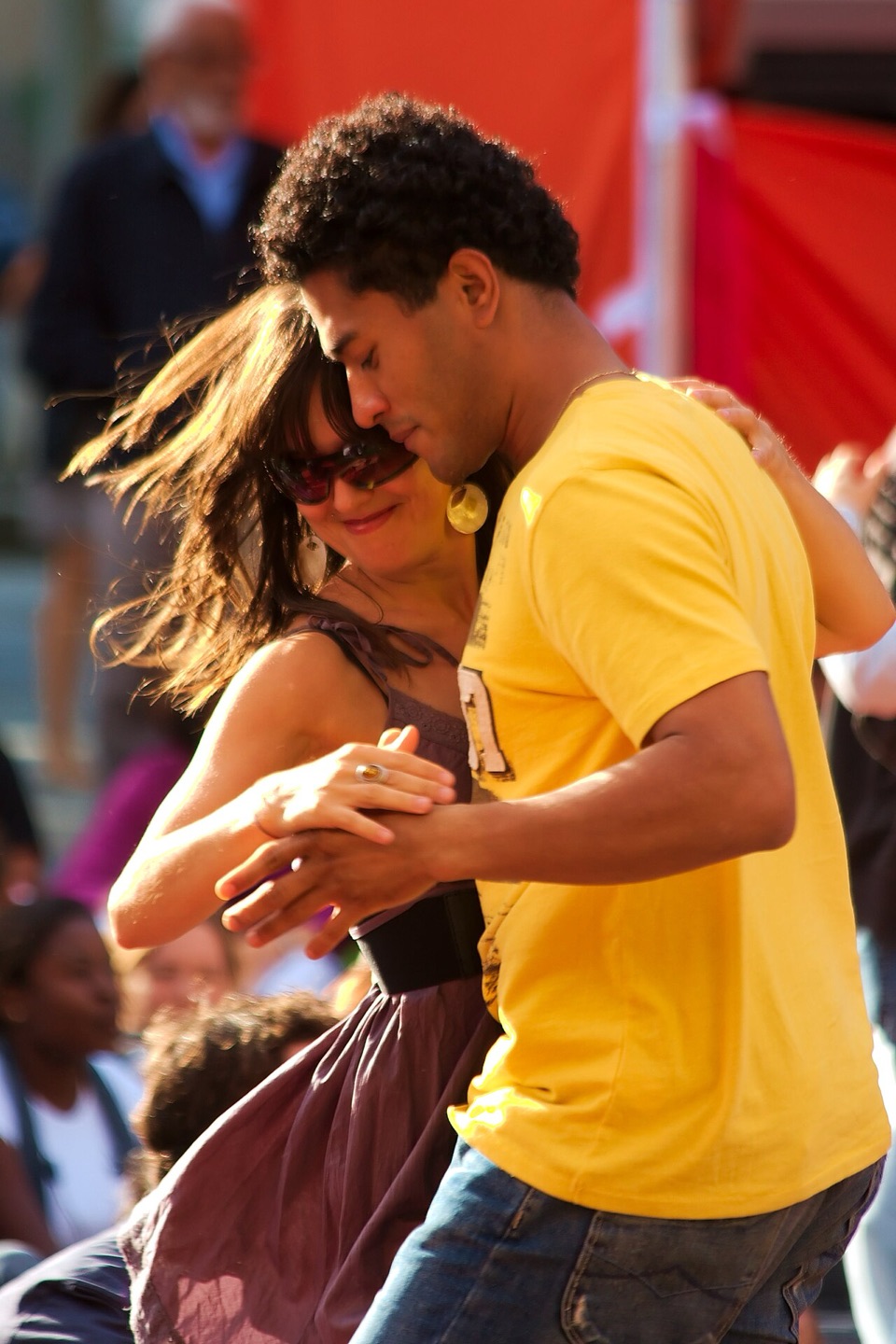Merengue dancing in the Dominican Republic