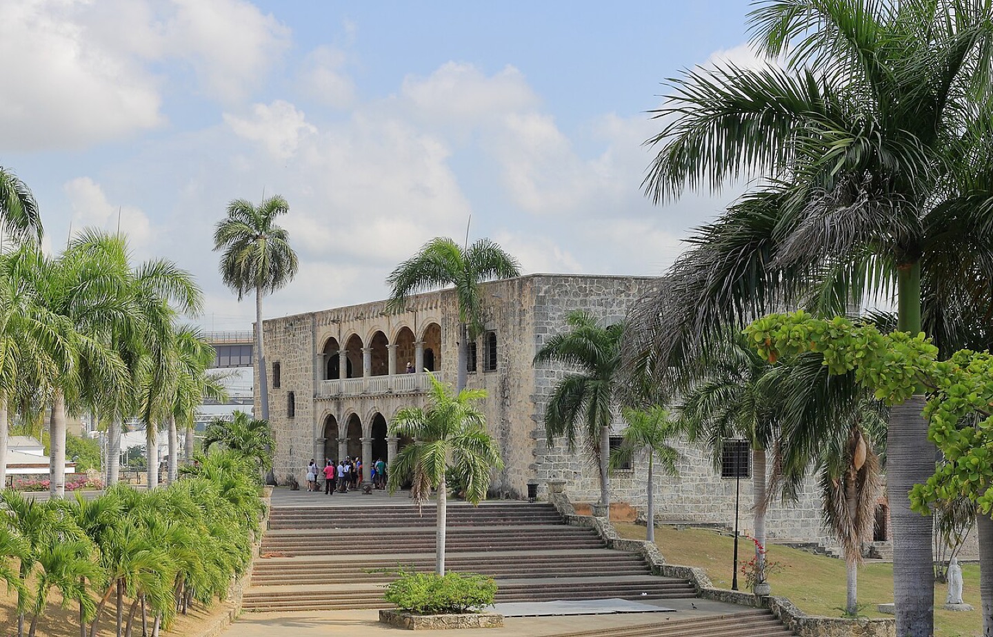 The Alcázar de Colón in Santo Domingo, Dominican Republic