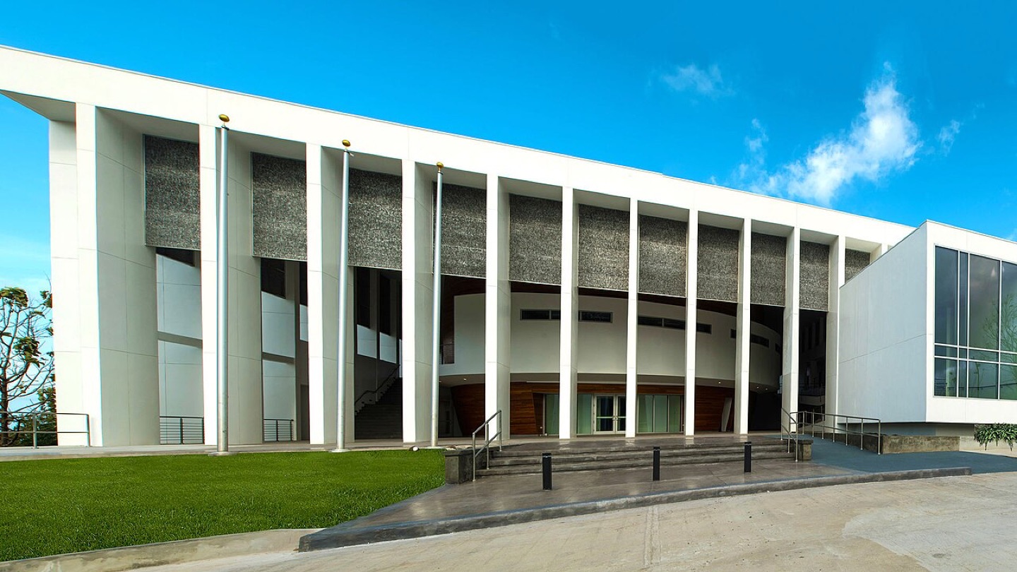 The Parliament building in Grenada