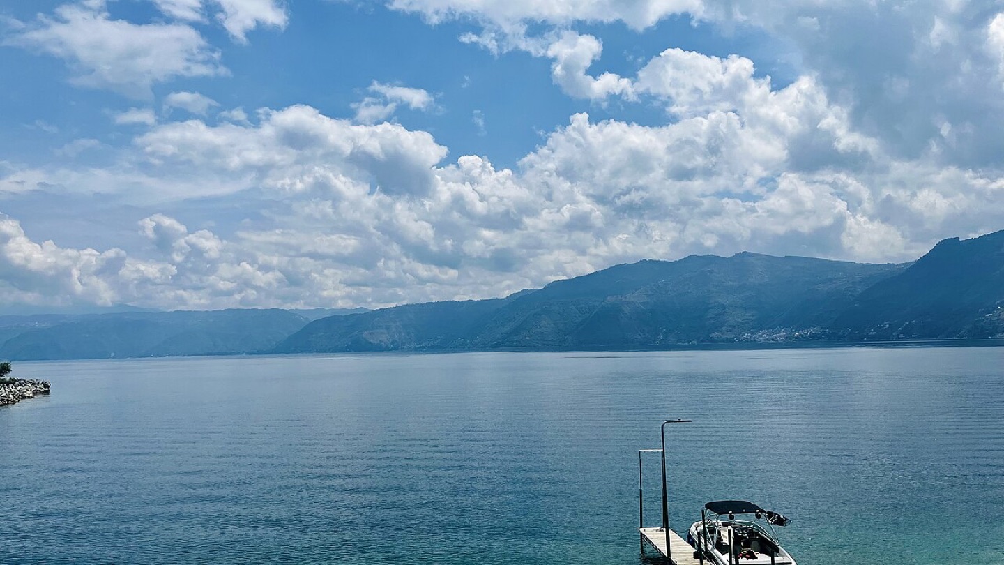 Lake Atitlรกn in Guatemala