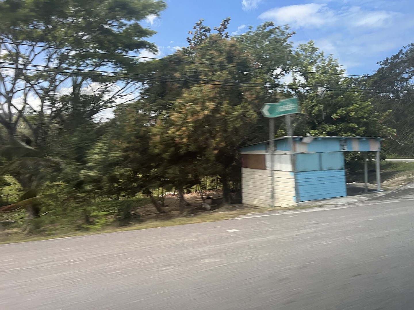 A direction sign on Jericho Road in Jamaica