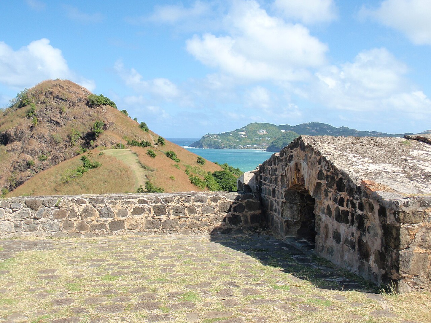 Fort Rodney on Pigeon Island in Saint Lucia