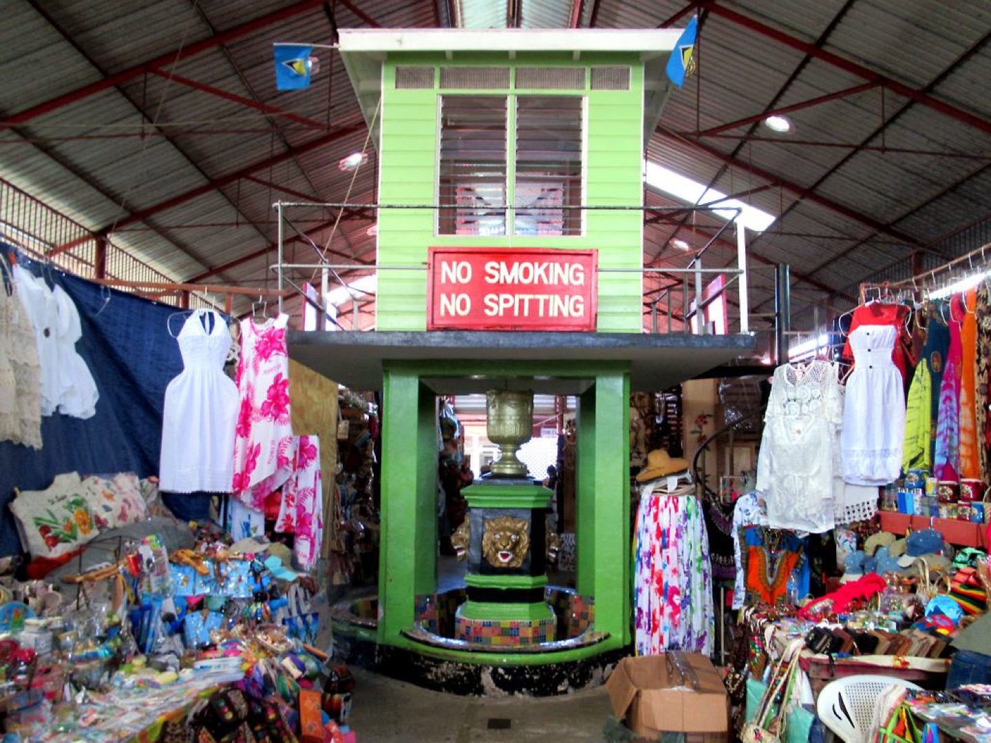 The Central Market in Castries, Saint Lucia