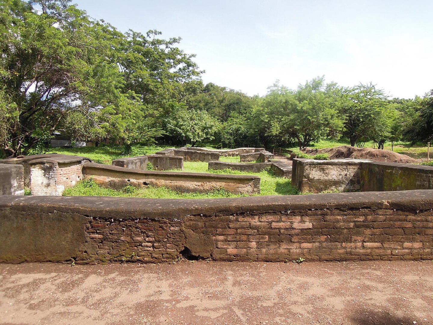 The ruins of León Viejo in Nicaragua