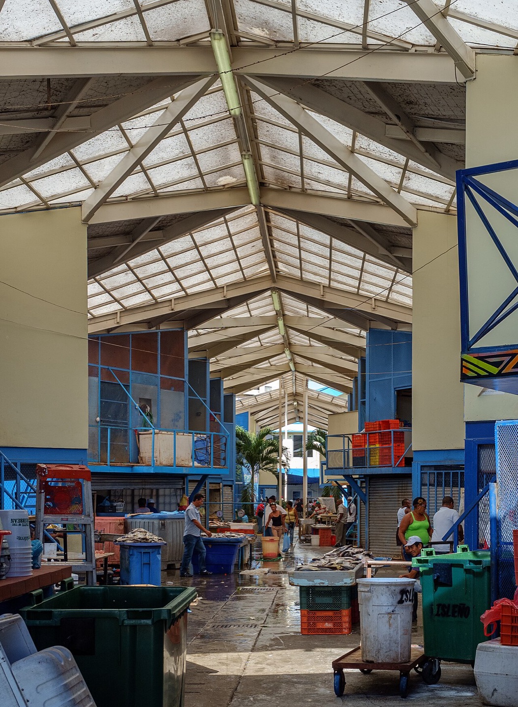 The fish market in Panama City